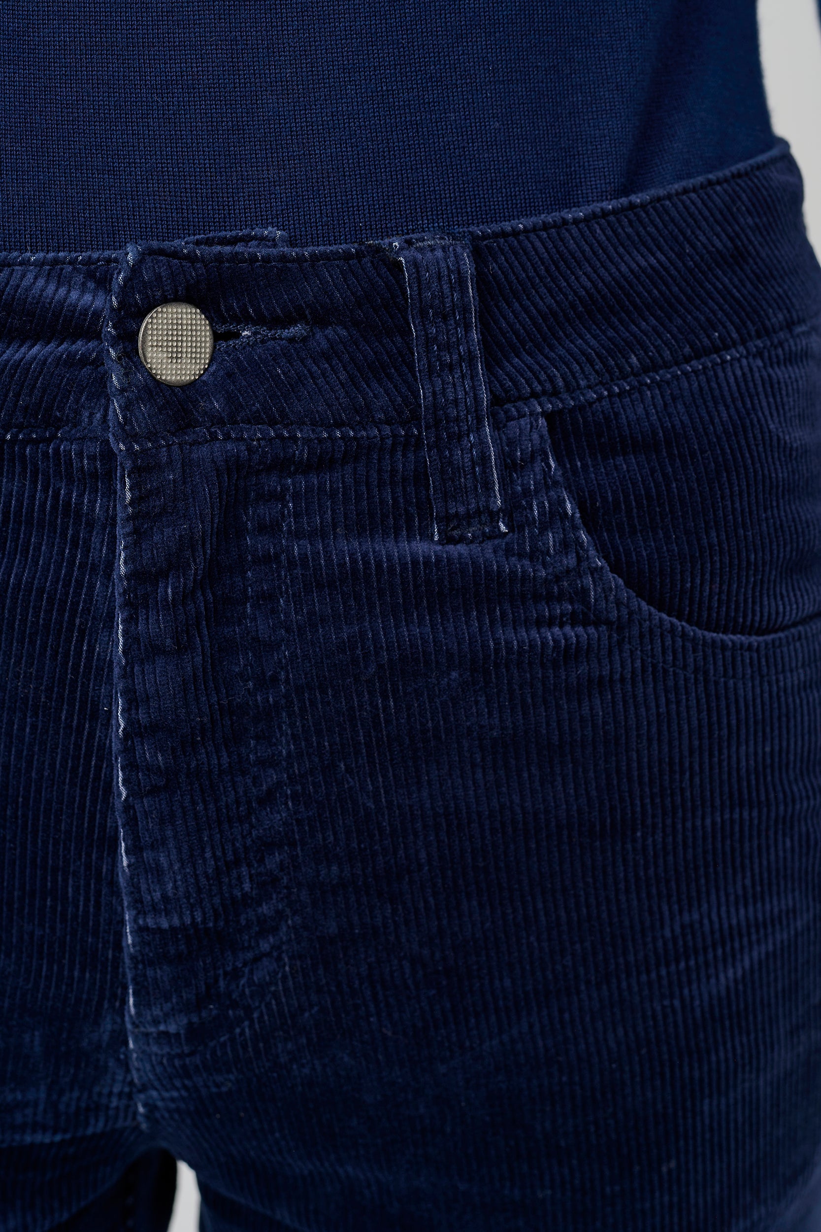 CRYolanda straight jeans i fløjl